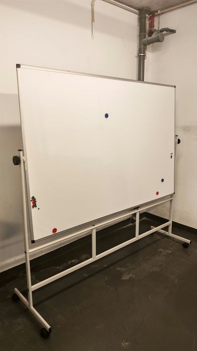 Quadro magnético móvel branco ( magnetoplan  mobile whiteboard 200x100  cm )