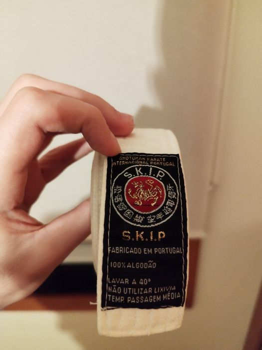 Kimonos Karaté S.K.I.P. (Tam 4 e 5) + cinto branco S.K.I.P - Desde  43