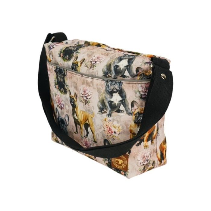 Psy Buldogi Mała Torebka Damska na ramię