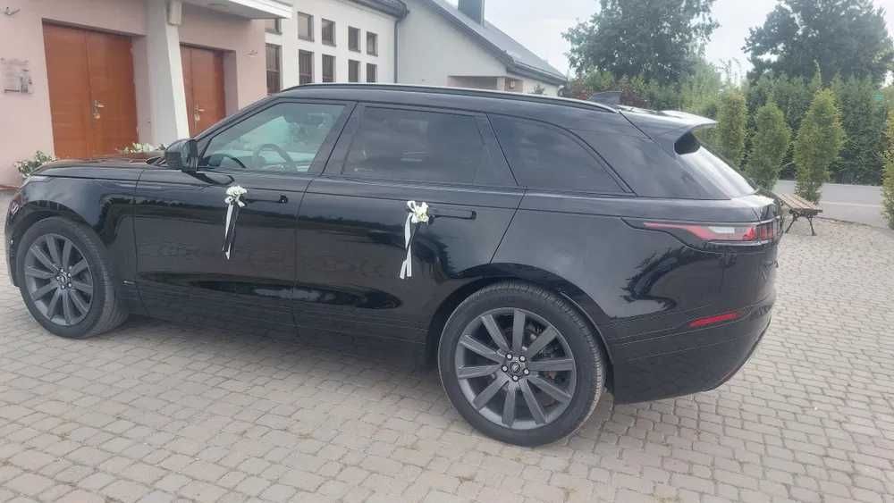 Auto do ślubu Range Rover Velar , czarny suv
