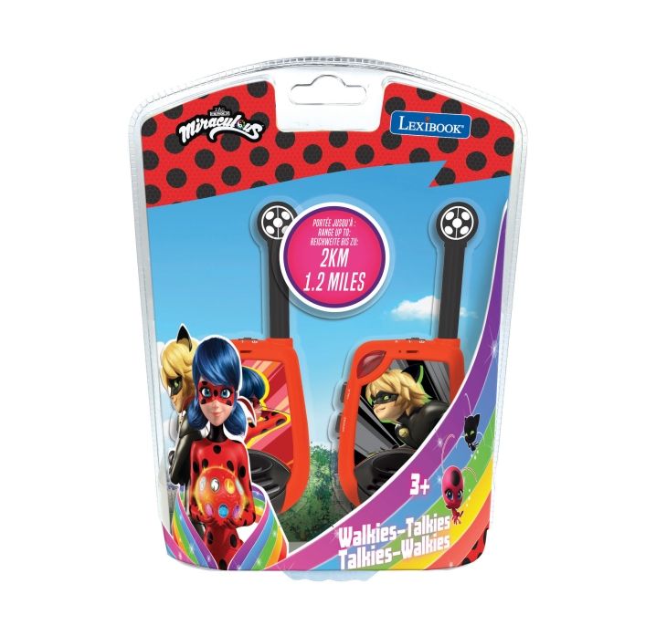 Krótkofalowki Walkie-Talkie Miraculous Z Funkcją Alfabetu Morse'a Tw25Mi. Nowy Produkt