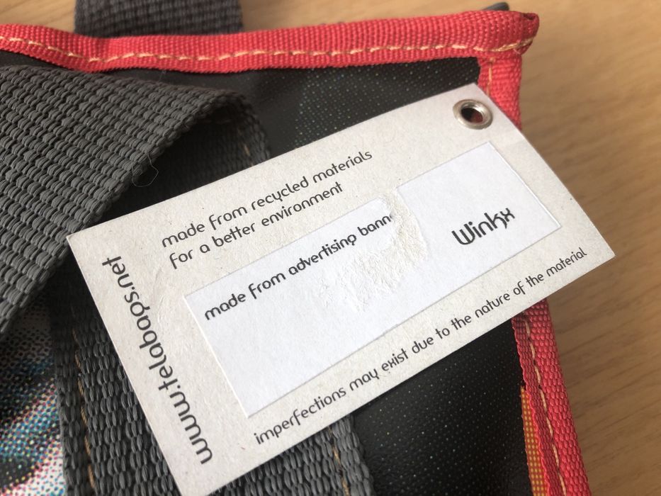 Mala tela bags materiais reciclados