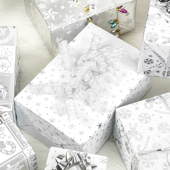 Ekskluzywny papier prezentowy 0,76x3m metalizowany