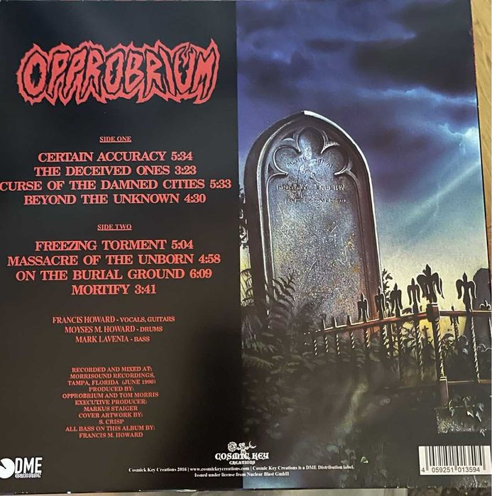 Opprobrium Incubus - Beyond The Unknown LTD 150 yellow transparent