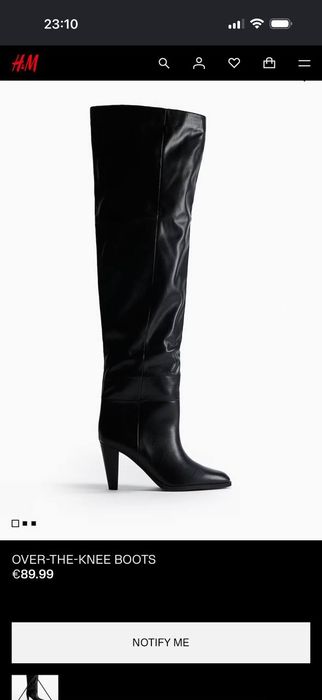 Ботфорти від бренду H&M