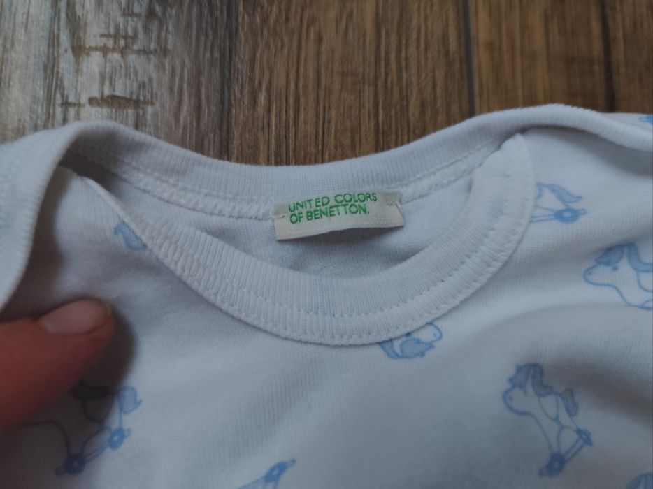 Body zestaw krótki rękaw Benetton 74 super bawełna i jakość