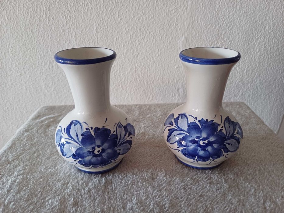 Conjunto 2 jarras em cerâmica - década de 80