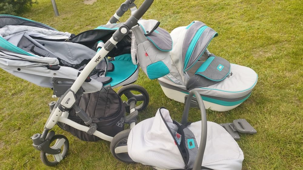 Wózek 3w1 Viper verdi mięta