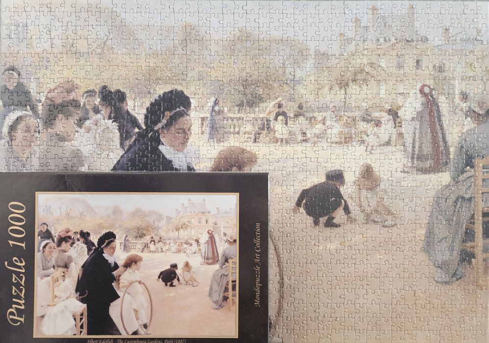 Puzzle 1000 thw Luxemburg Gardens Mondopuzzle