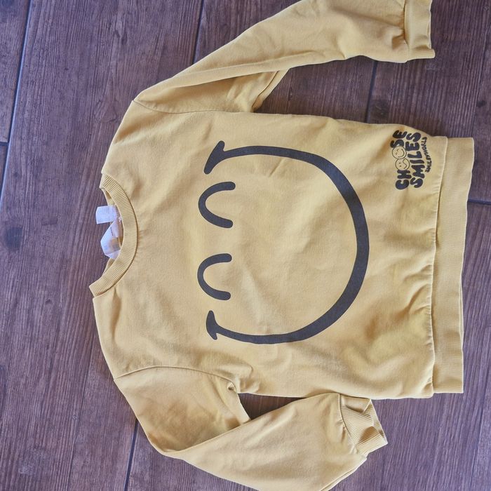 H&M 122/128 bluza Smiles