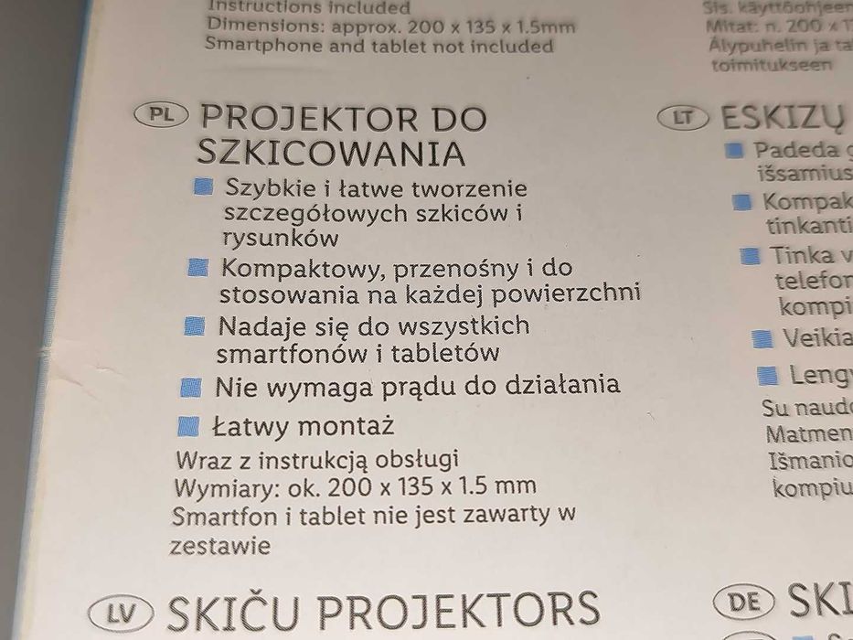 Projektor United Office Sketch z Uchwytem Na Smartfon Nowt