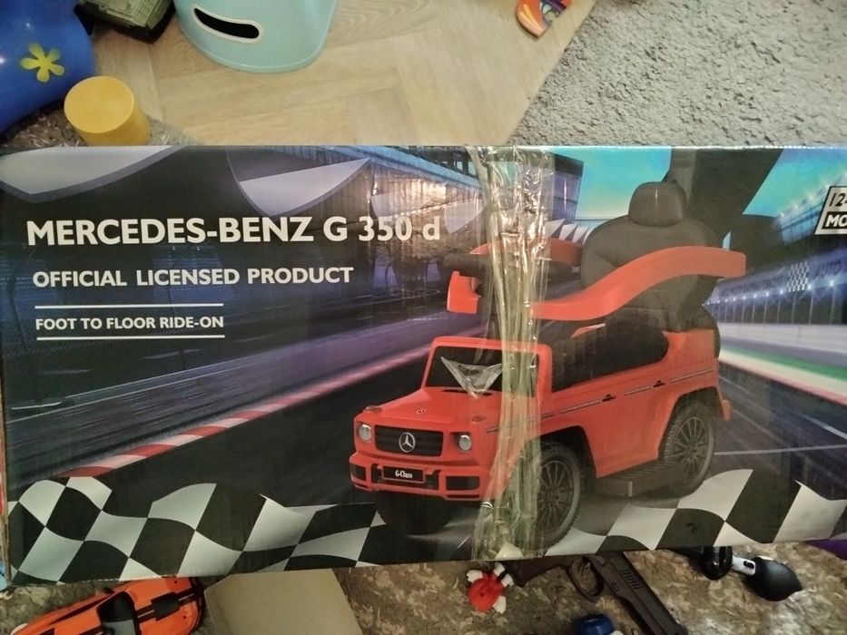 Толокар с родительской ручкой