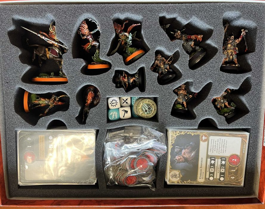 Warhammer Underworlds BeastGrave z makietami pomalowane