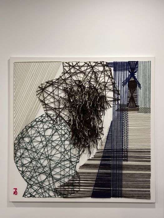 Quadro lã - feito à mão (exclusivo)