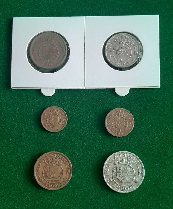 6 Moedas Portugal - Moçambique