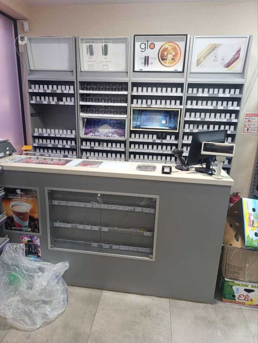 Стойка. Ресепшн. Стойка администрации/ продавца бу. Сигаретная витрина