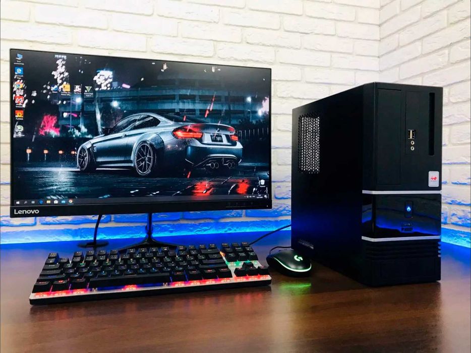 intel i7-7700 +16G + RX 580 8G Ігровий Комп'ютер Системний