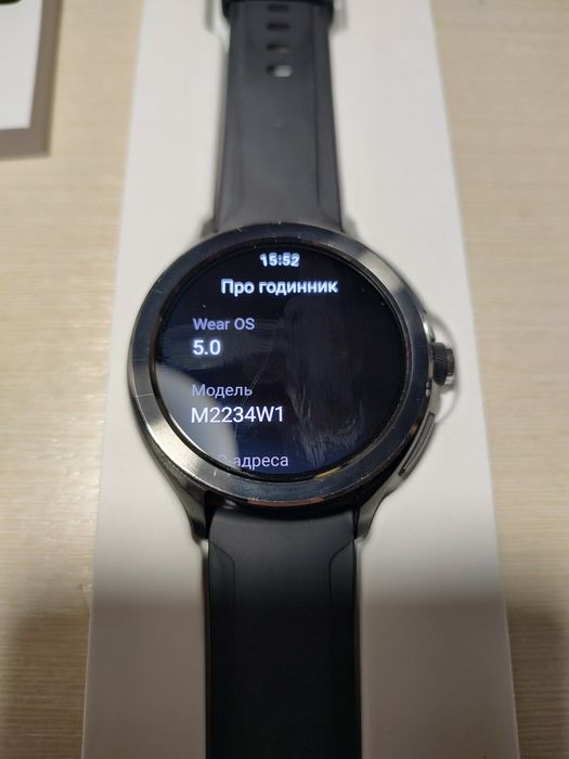Смарт-годинник Xiaomi Watch 2 Pro Black Case with Black Fluororu