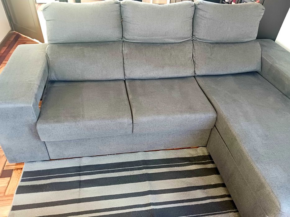 Sofa 3 lugares com chaise longue