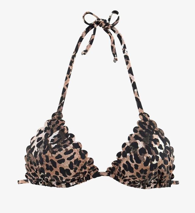 Góra od bikini w cętki