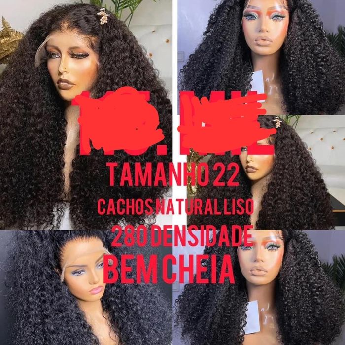 Perucas cabelo humano