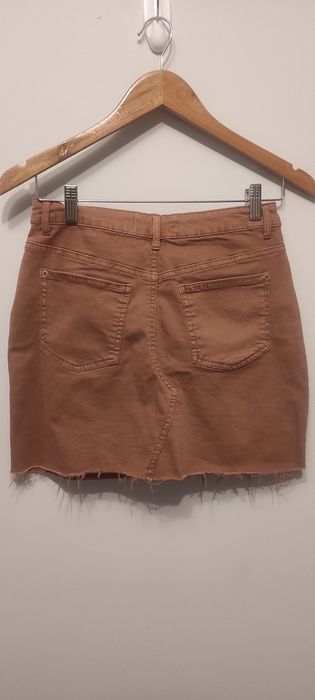 Spódniczka mini brudny róż