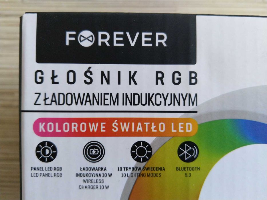 NAJTANIEJ Głośnik z Funkcją Ładowania Indukcyjnego Ładowarka Wysyłka