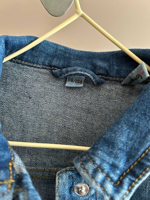 Casaco de ganga - tamanho 98/104