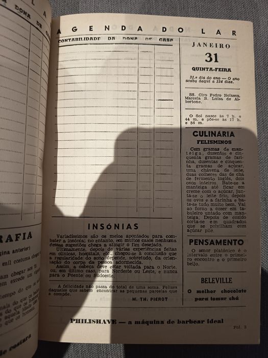 Agenda do Lar para 1957