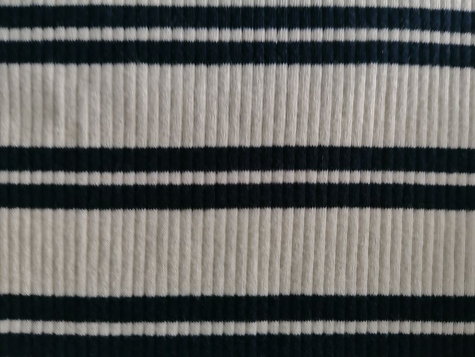 T-shirt prążkowany  w pasy  H&M  rozmiar L