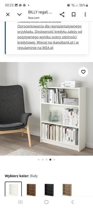 Billy ikea regał okazja wiosna