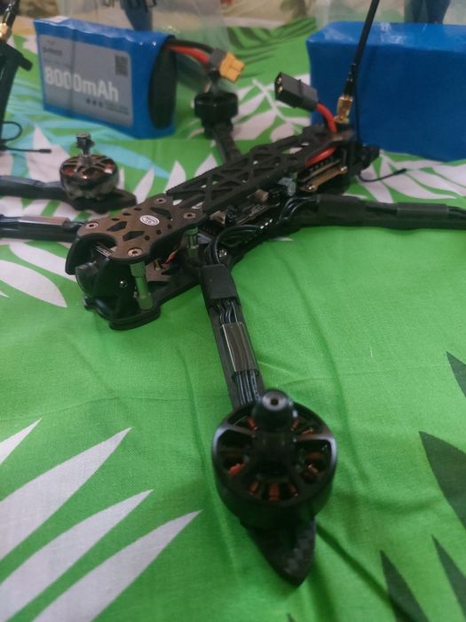 Fpv ФПВ дрон квадрокоптер 7, 10 карбон новый