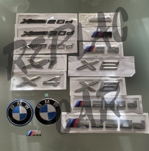Simbolo letras BMW 118i 123d 320d 335d 420d 520d 530d 525d X1 X5 X7…