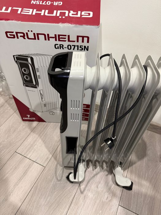Масляний обігрівач новий з гарантією Grunhelm