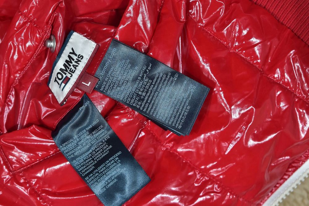 Tommy Jeans Dwustronna Kurtka Zimowa Bomber Sherpa L