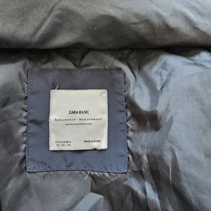 Puchowa kurtka płaszczyk parka rozm xs zara