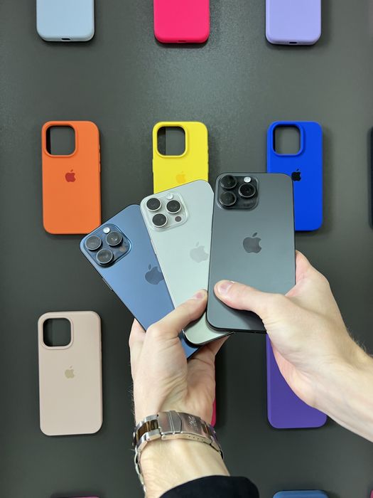 iPhone 15 Pro Max 256/512/1TB Natural/Black/White/Blue + Гарантія