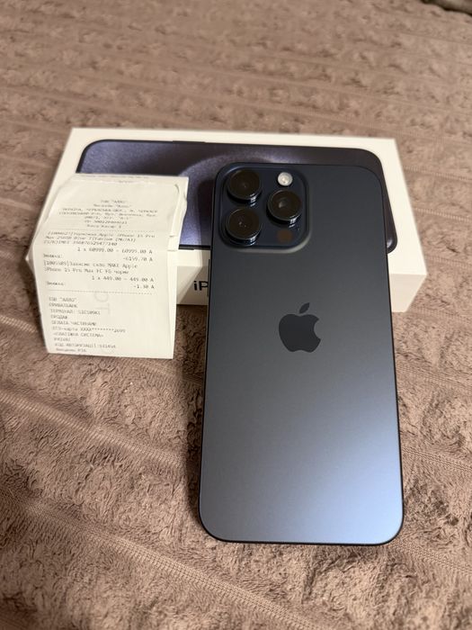 Iphine 15 pro max 88 Акб стан 10/10 купувався в Алло чек в наявності
