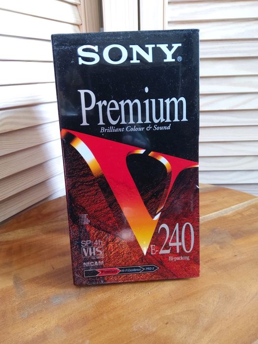 Kaseta VHS Sony Premium  240min