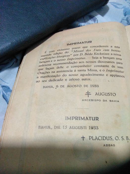 Missal dos fieis - 1933