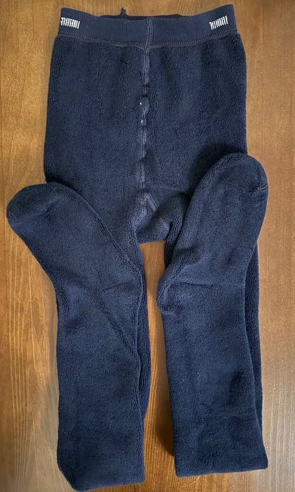 Дитячі махрові теплі колготи на вік 11-12 р.,зріст 152-158 см, сині