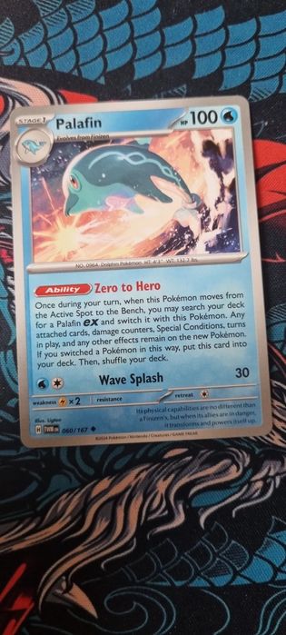 Karta do gry Pokémon Palafin