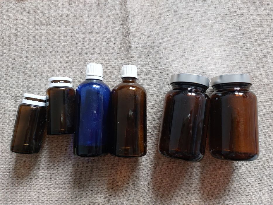 Sloiki szklane zakrętka handmade