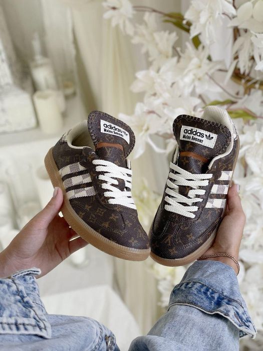 Кросівки adidas samba pony x wales / адідас самба   та braun
