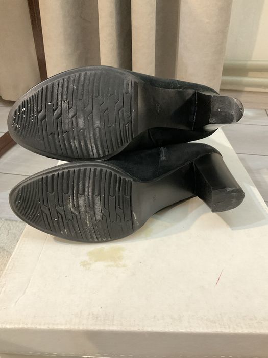 Чобітки жіночі зимові замшеві Renzoni сапожки 40 розмір