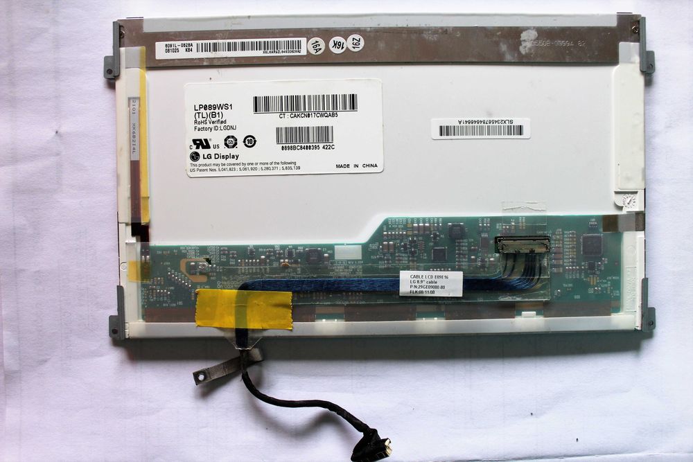 Display  LCD 8.6 polegadas para portátil