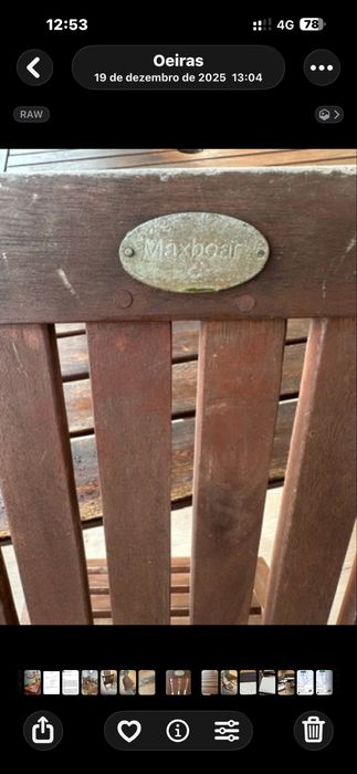 Mesa exterior de boa qualidade