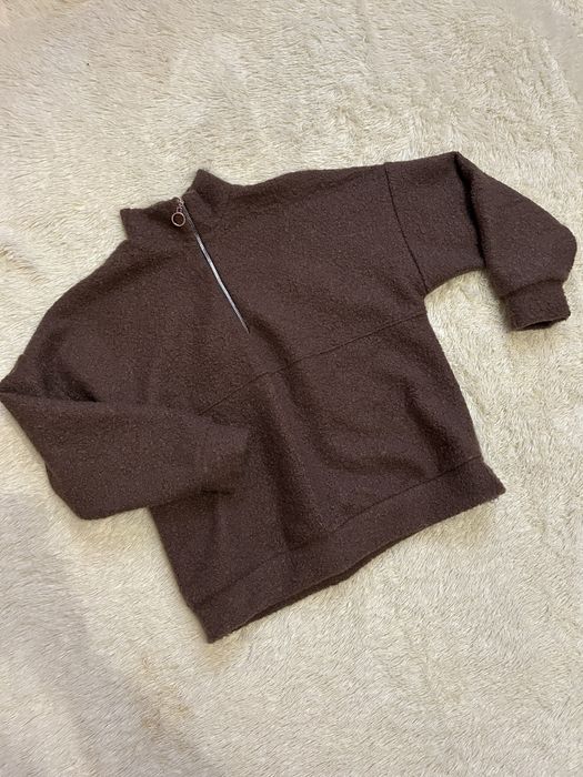 Шоколадний теплий костюм