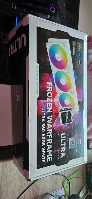 Thermalright Frozen Warframe 360 Ultra ARGB White – Novo, Nunca Usado