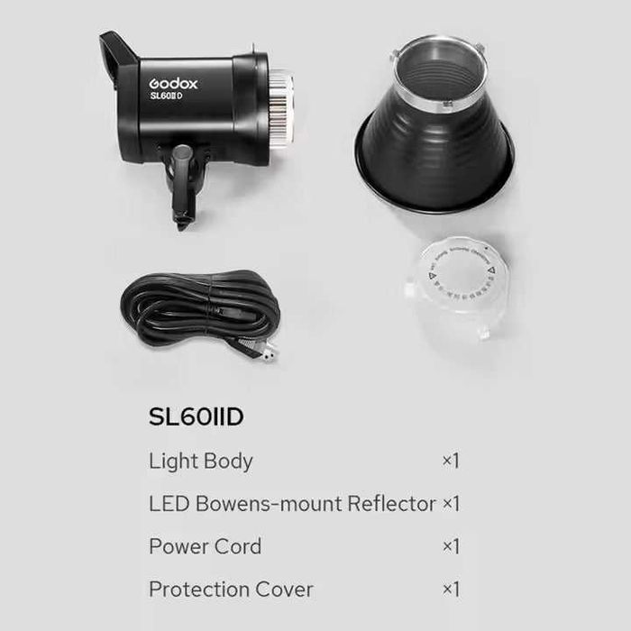 Godox комплект постійного LED світла: SL60IID + софтбокс 60 х 90см